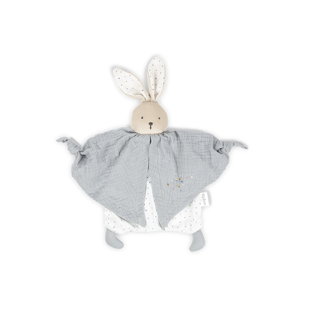 Kaloo - Petit Pas - Doudou Coton Bio Lapinou MULTICOLORE Kaloo