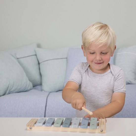 Little Dutch Xylophone en bois Blue 3 ans + Little Dutch Xylophone en bois Blue 3 ans +