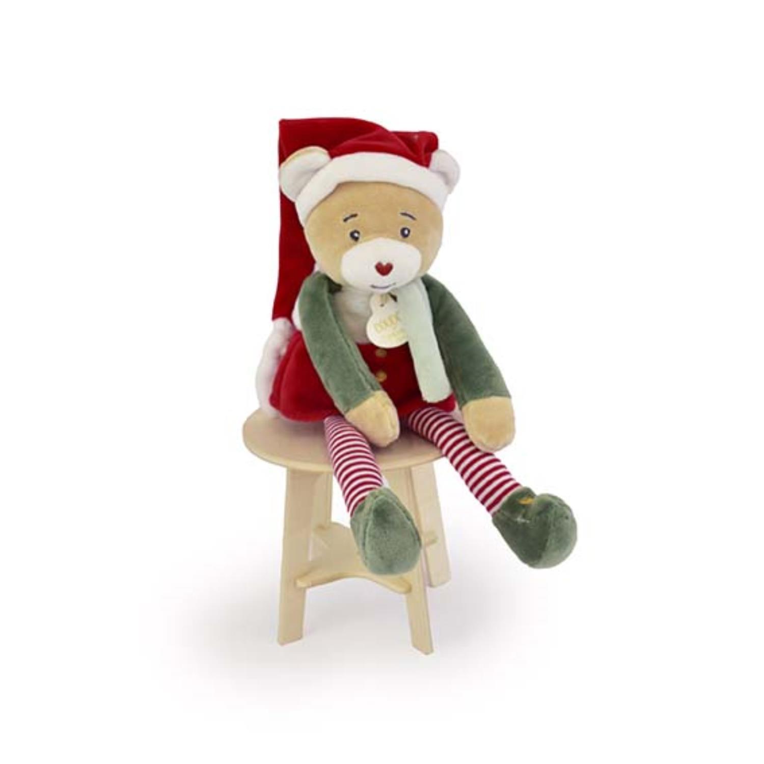Doudou & Compagnie - Doudou farceur cannelle ROUGE Doudou & Compagnie