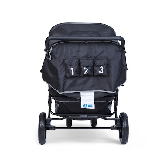 Childhome Triplet Poussette Noir  Childhome Triplet Poussette Noir