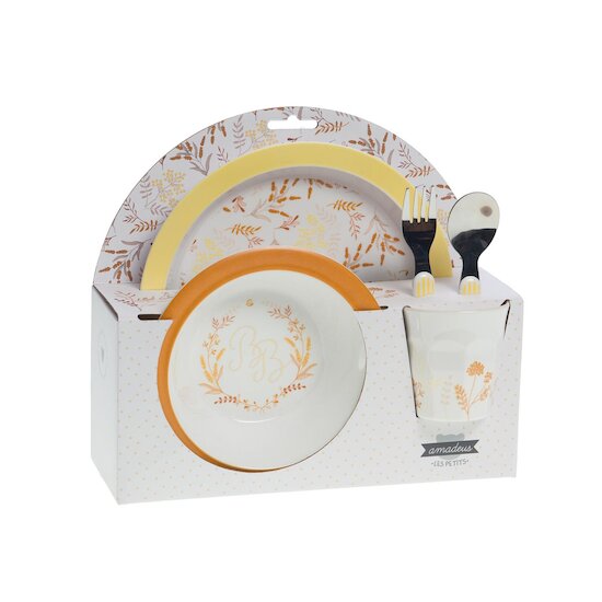 Amadeus Coffret Déjeuner 5P Hortense Multicolore  Amadeus Coffret Déjeuner 5P Hortense Multicolore