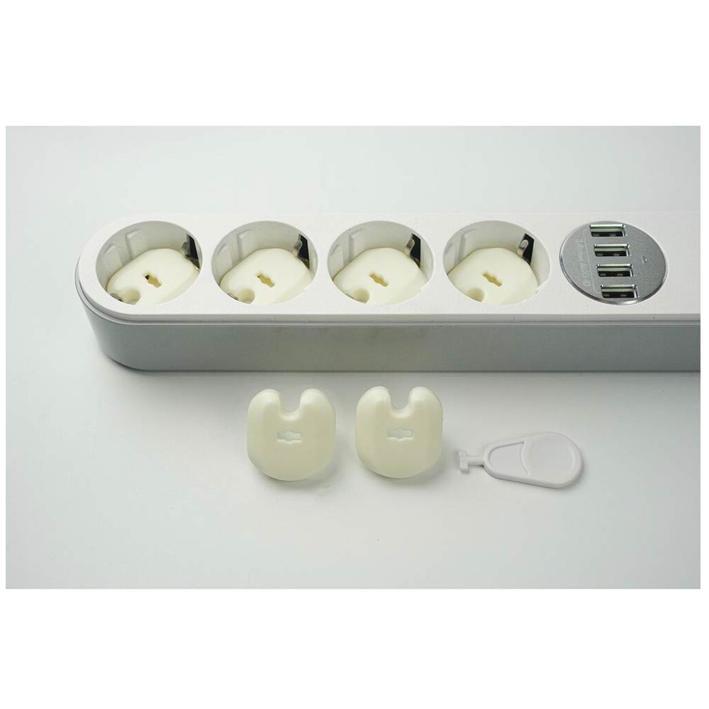 Formula Baby - Lot de 12 cache-prises BLANC Formula Baby