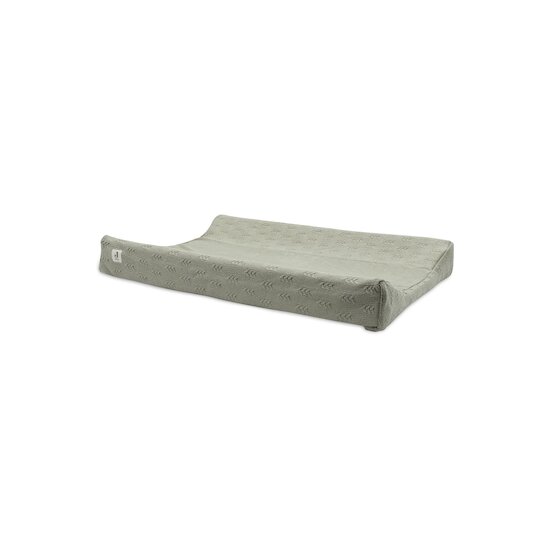 Jollein Housse matelas à langer grain knit Olive Green 50x70 cm