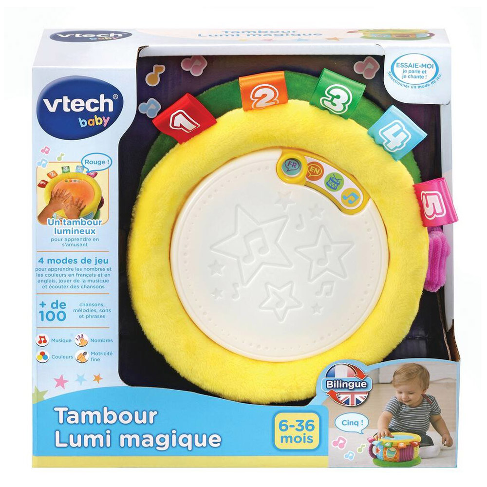 Tambour lumi magique MULTICOLORE Vtech Baby