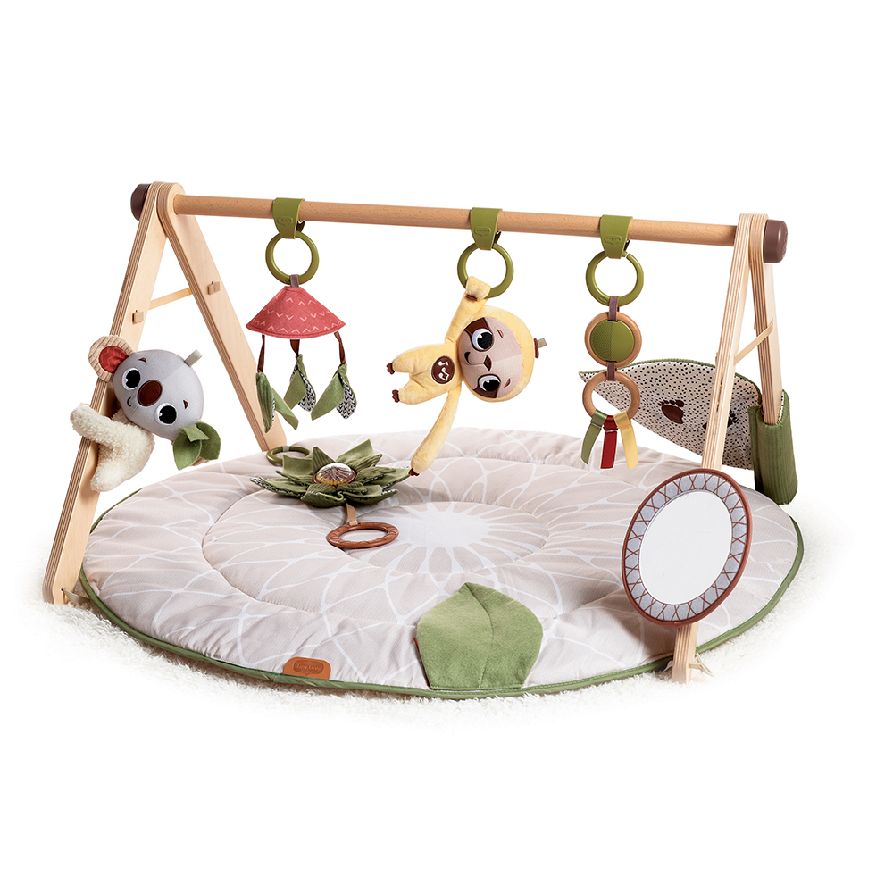 Tapis d'éveil ultra confort et arche en bois MULTICOLORE Tiny Love