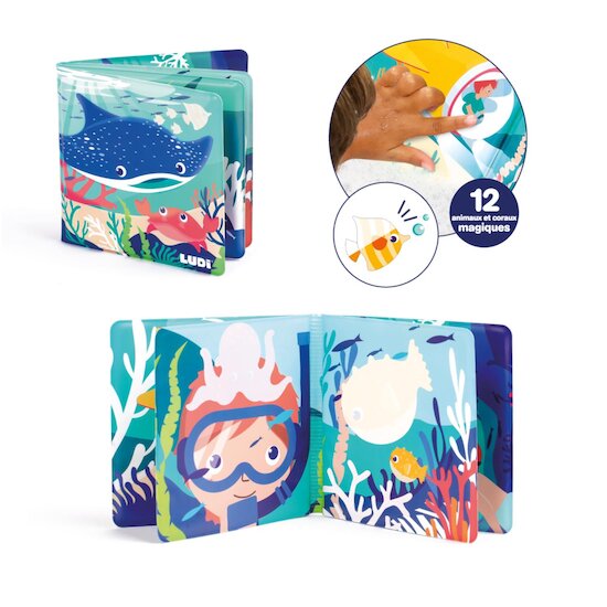 Ludi Livre de bain magique Multicolore  Ludi Livre de bain magique Multicolore