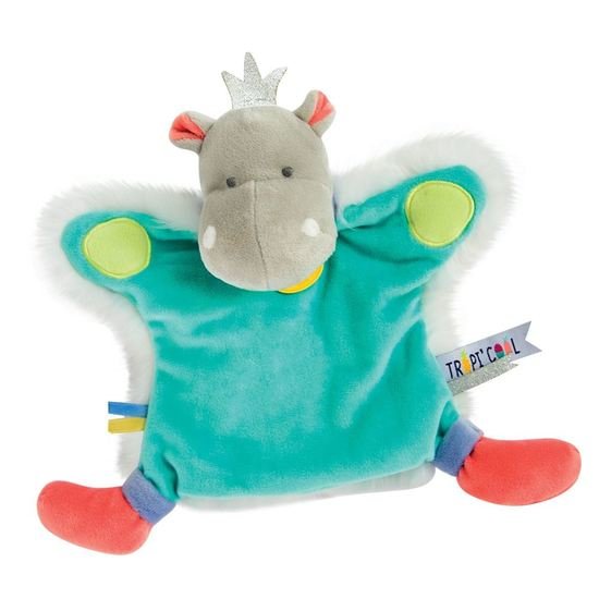 Doudou & Compagnie Marionnette hippo  25 cm