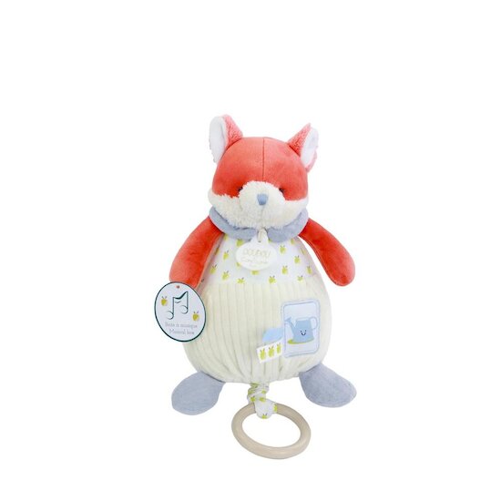 Doudou & Compagnie Boite à musique Romarin Le Renard Multicolore 20 cm Doudou & Compagnie Boite à musique Romarin Le Renard Multicolore 20 cm