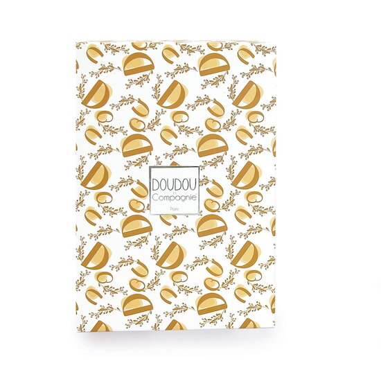 Doudou & Compagnie Doudou plat lapin Jaune  Doudou & Compagnie Doudou plat lapin Jaune