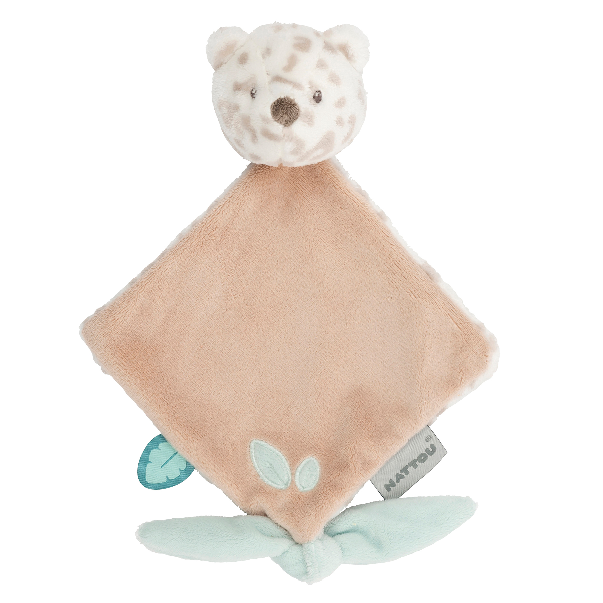Boris et Jungo Mini doudou léopard MULTICOLORE Nattou