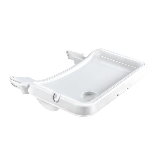 Hauck Plateau de chaise haute en bois Alpha Tray White 