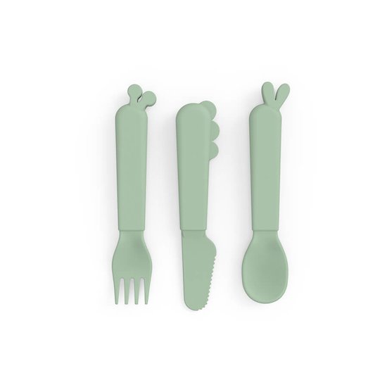 Done by Deer Set de couverts Deer friends Kiddish Vert 