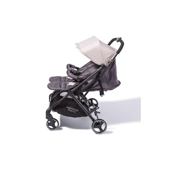 Formula Baby Poussette Twinny Gris  Formula Baby Poussette Twinny Gris