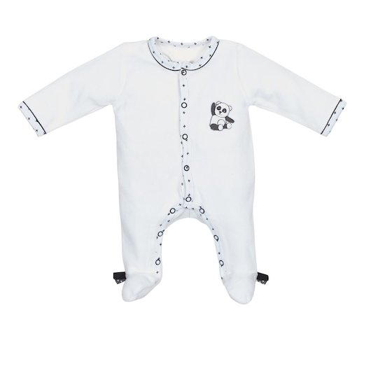 Sauthon Pyjama velours Panda Chao Chao Mixte Naissance