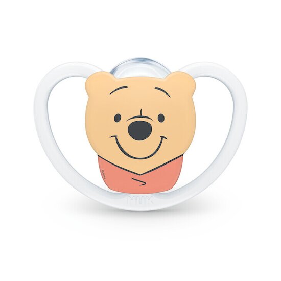 Nuk Lot de 2 sucettes Space winnie l'ourson  Nuk Lot de 2 sucettes Space winnie l'ourson