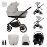 Trio Poussette Bianca Nacelle+Coque Aria Lux