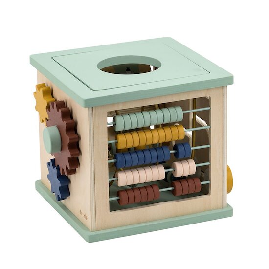 Trixie Cube d'activités 5 en 1 en bois   Trixie Cube d'activités 5 en 1 en bois