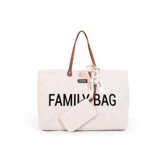 Childhome Sac à langer Family Bag Teddy Écru 