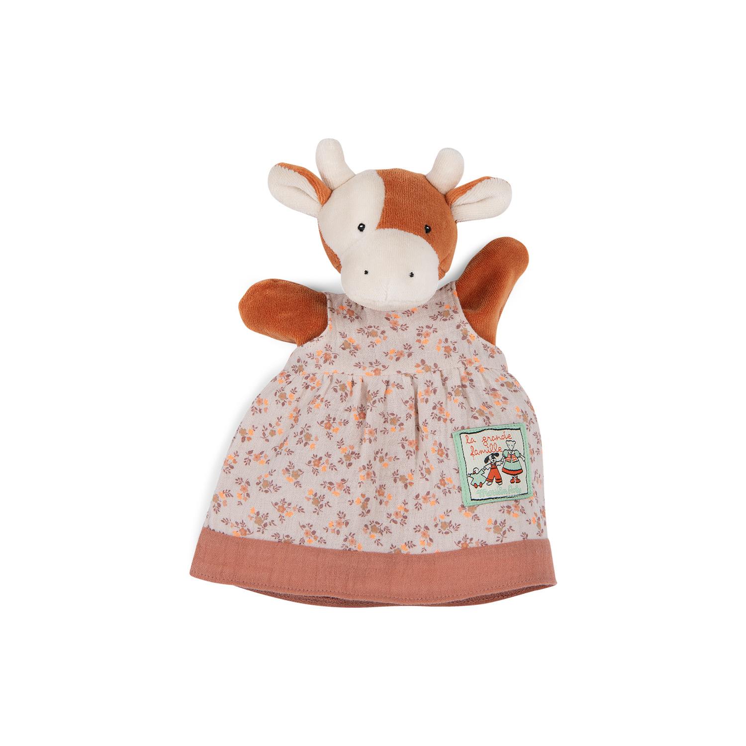 Marionnette Charlotte la vache MULTICOLORE Moulin Roty