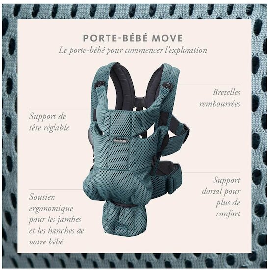 BabyBjörn Porte-bébé Move Noir  BabyBjörn Porte-bébé Move Noir