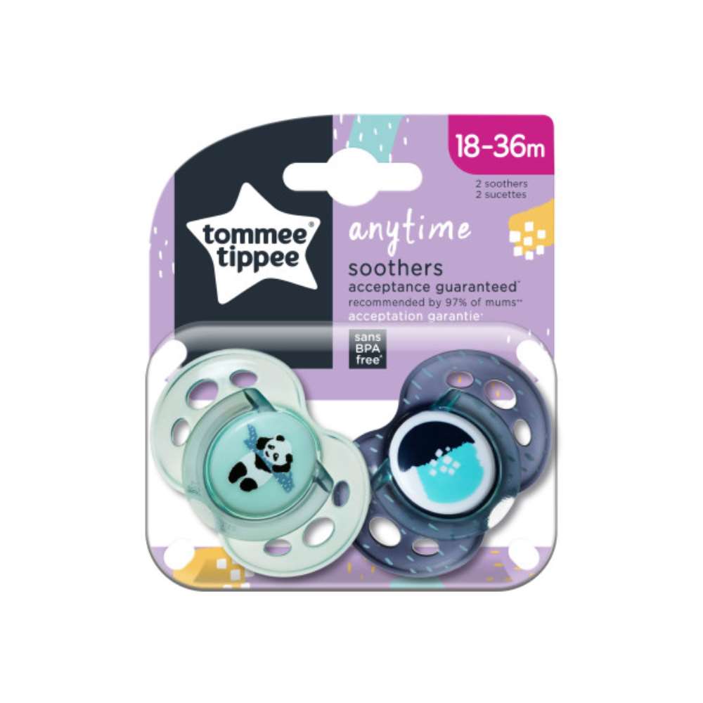 2 sucettes Closer to Nature Classique Mixte MULTICOLORE Tommee Tippee