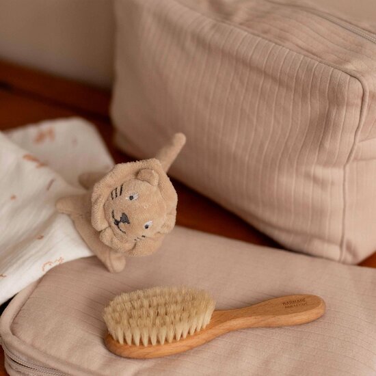 Trois Kilos Sept Doudou lange Tam Tam Lion Sable 40x40 cm