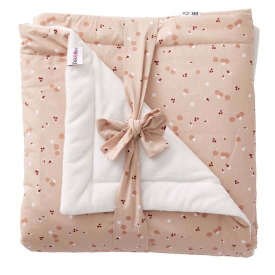 BB&Co Couverture Luxe en minky Blooming Day 100x70 cm