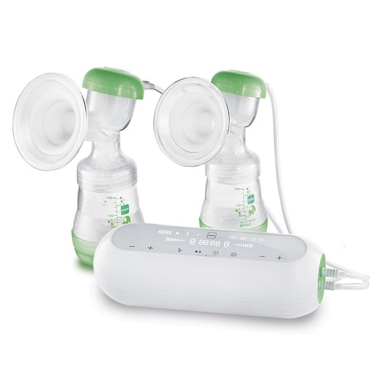 Tire-lait manuel mains libres sans BPA au design confortable et couvercle Tire-lait en silicone par Littlebloom 