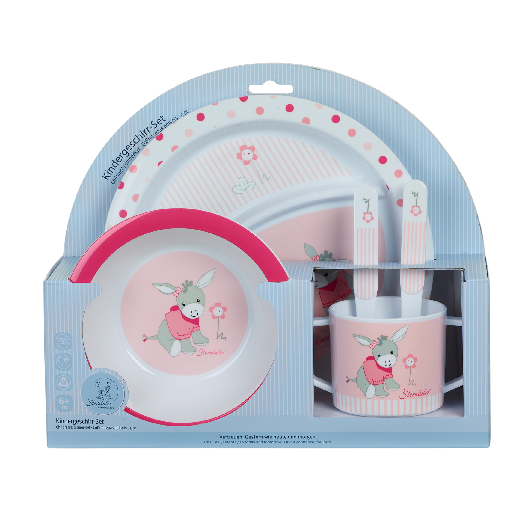 Coffret vaisselle/couverts Emmi Girl MULTICOLORE Sterntaler