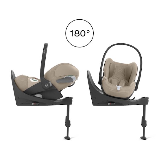 Cybex Coque Cloud T i-Size Tissu Plus Cozy Beige  Cybex Coque Cloud T i-Size Tissu Plus Cozy Beige