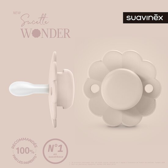 Suavinex Sucette reversible wonder Mauve  Suavinex Sucette reversible wonder Mauve