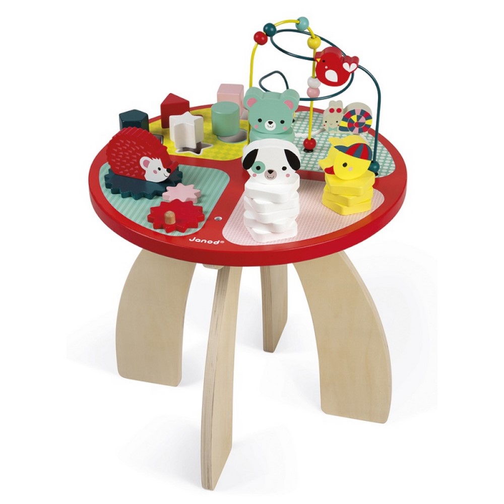 Janod - Table d'activités - Baby Forest ROUGE Janod