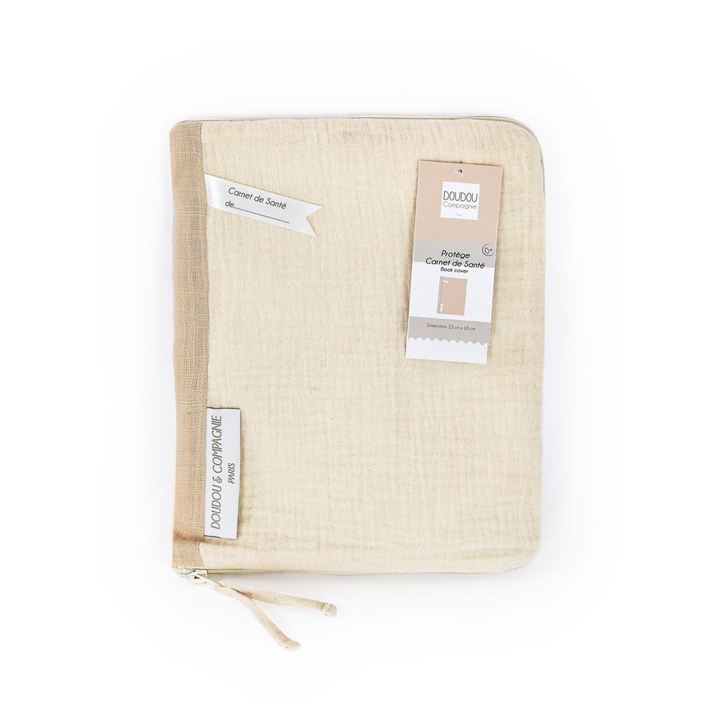 Doudou & Compagnie - Carnet de santé BEIGE Doudou & Compagnie