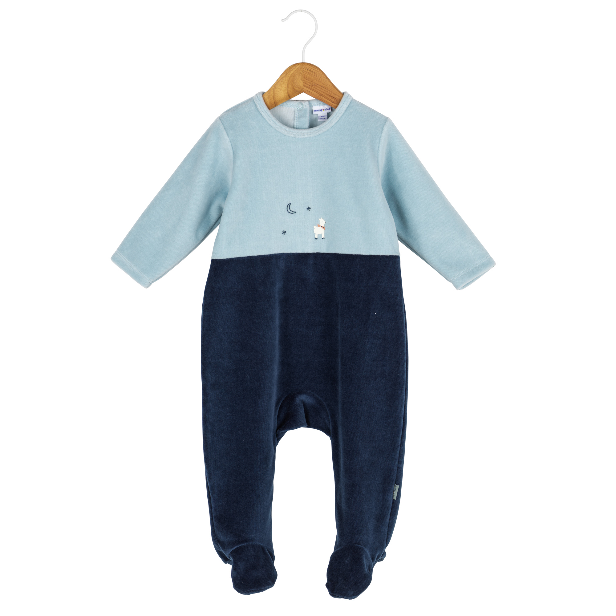 P’tit bisou - Pyjama Eval BLEU P’tit bisou