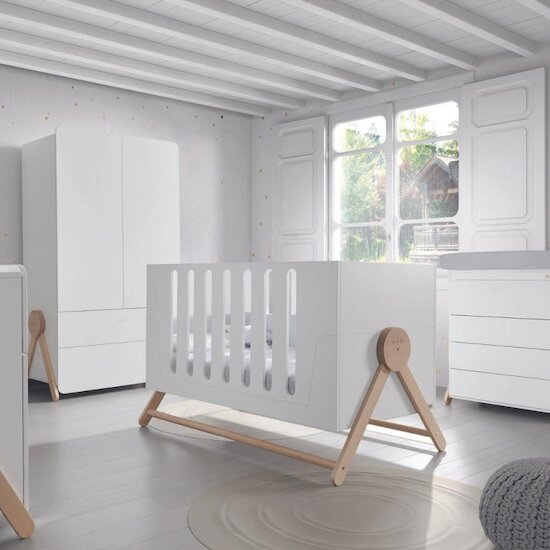 Micuna Lit bébé bed swing Blanc 70x140 cm