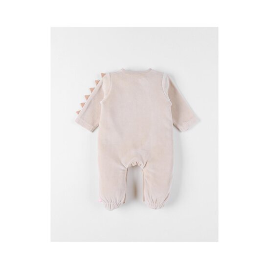 Noukie's Pyjama bébé en velours Funny dino Beige  Noukie's Pyjama bébé en velours Funny dino Beige