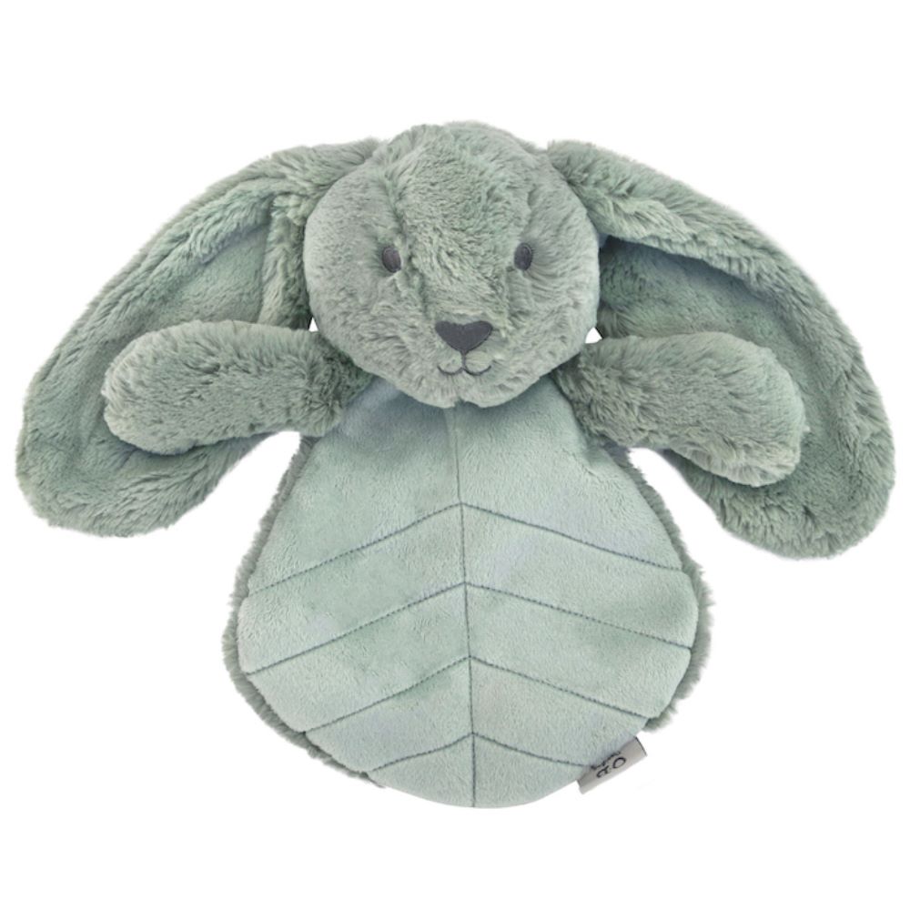 Doudou peluche lapin VERT BB&Co