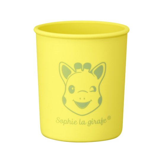 Sophie la girafe Verre silicone Jaune 