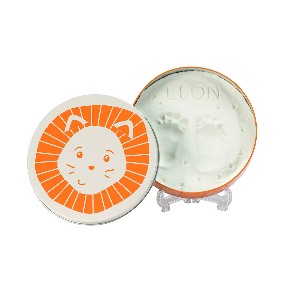 BABY ART - Boîte magique empreinte ronde ORANGE Baby Art