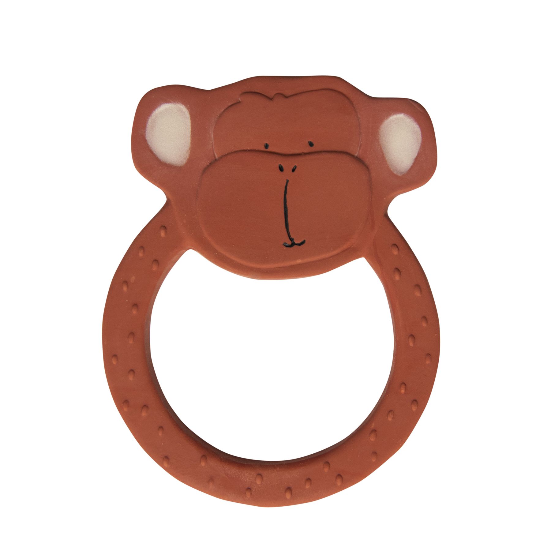 TRIXIE - Anneau de dentition en caoutchouc naturel MARRON Trixie