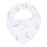 Bavoir bandana en gaze de coton