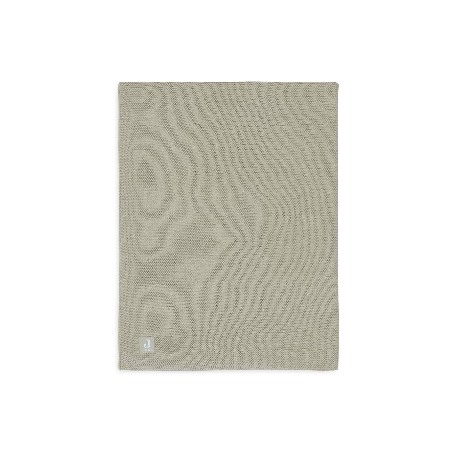 Couverture Berceau basic knit VERT Jollein