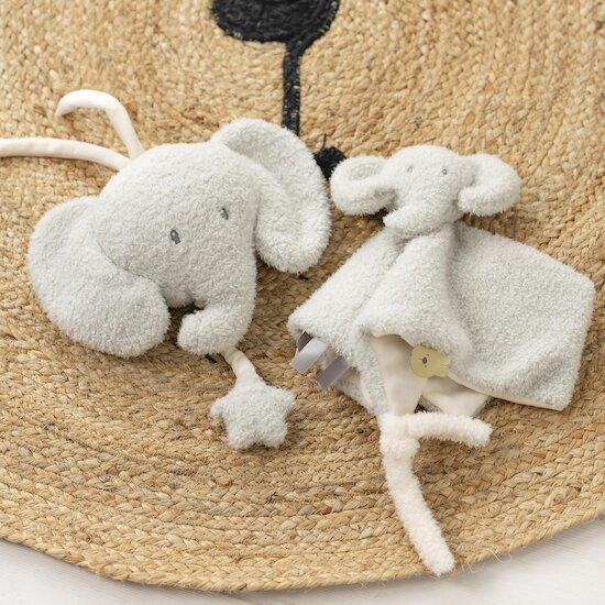Nattou Peluche musical Teddy Tête Elephant Gris  Nattou Peluche musical Teddy Tête Elephant Gris