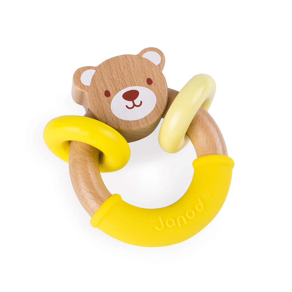 Hochet Ours Baby Pop MULTICOLORE Janod