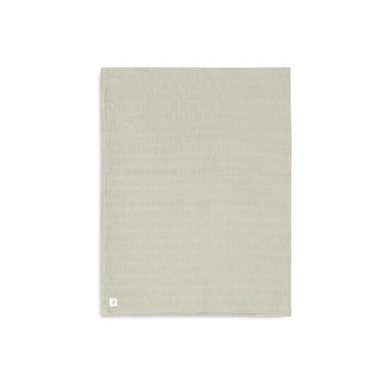 Jollein Couverture Berceau grain knit velvet Olive Green 75x100 cm