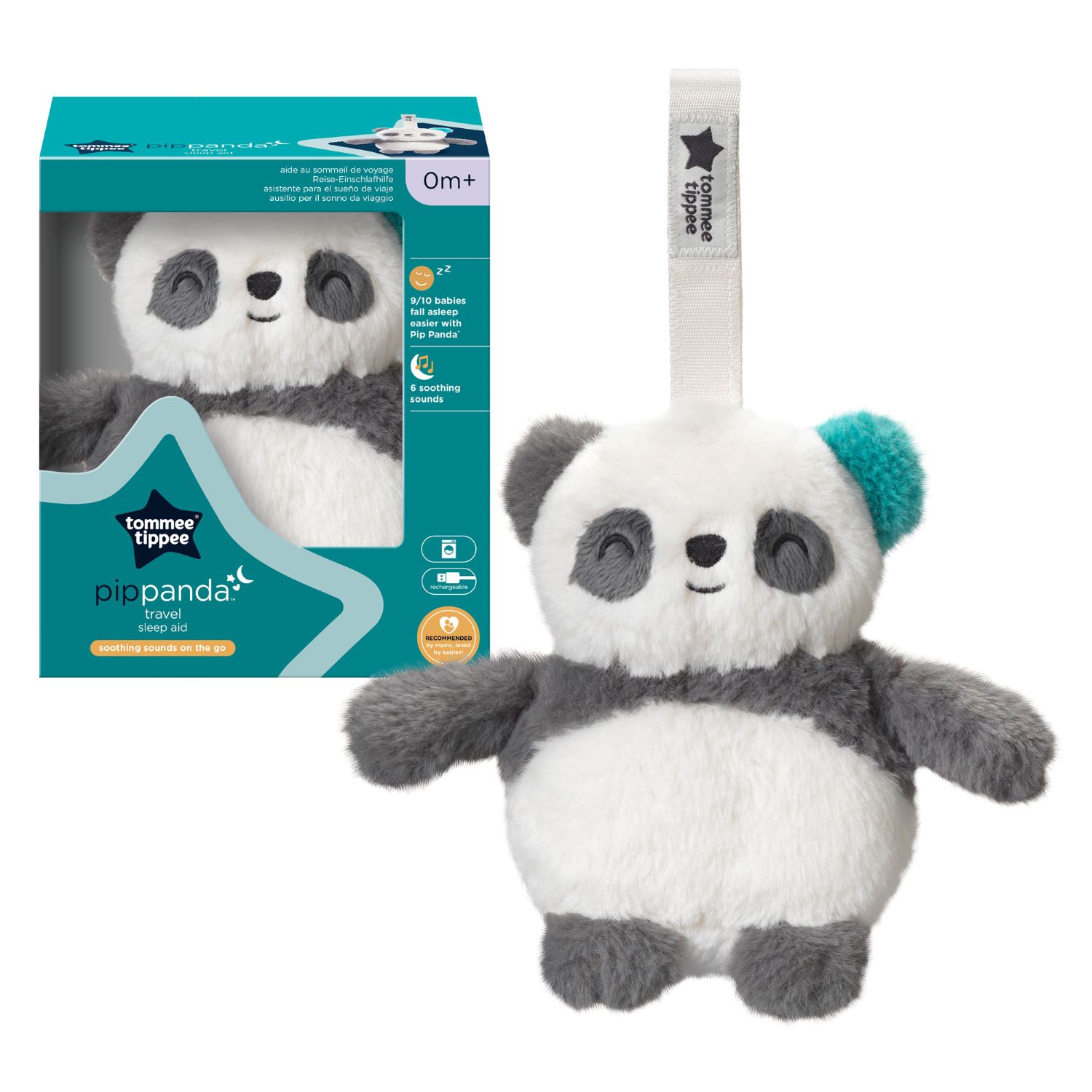 Mini peluche aide au sommeil MULTICOLORE Tommee Tippee