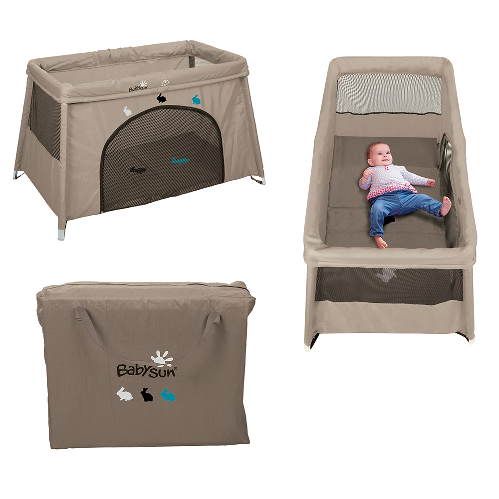 Lit parapluie ultra-light Plume BEIGE Babysun