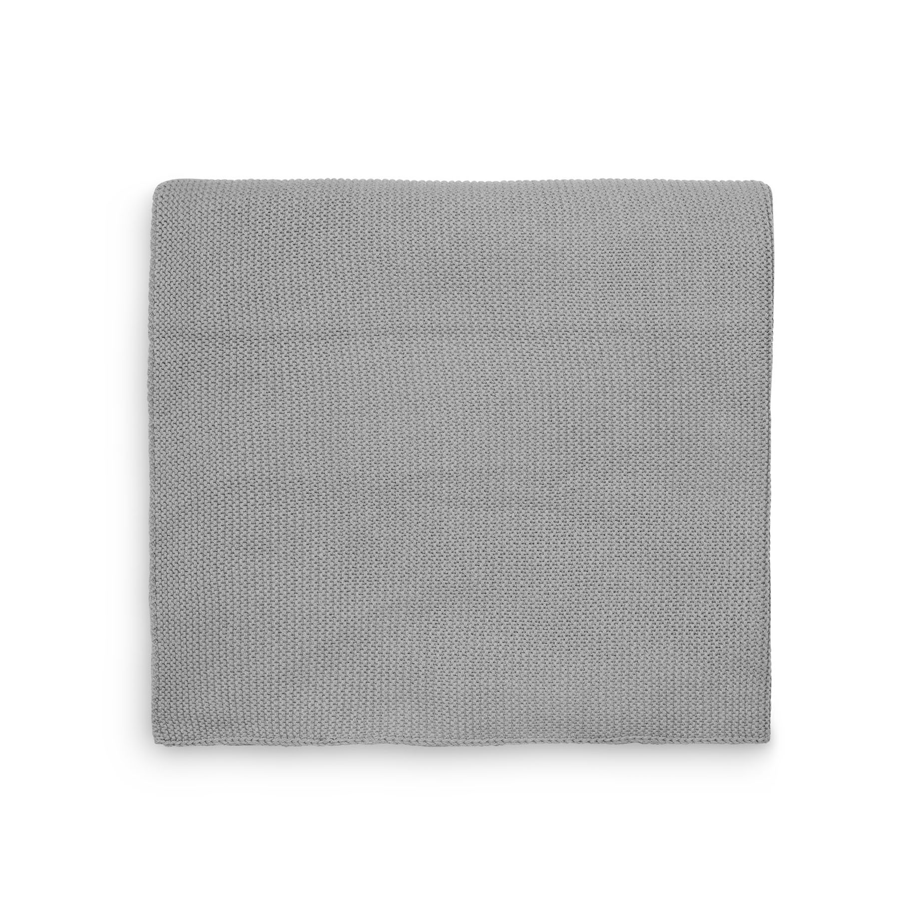 Couverture basic knit GRIS Jollein