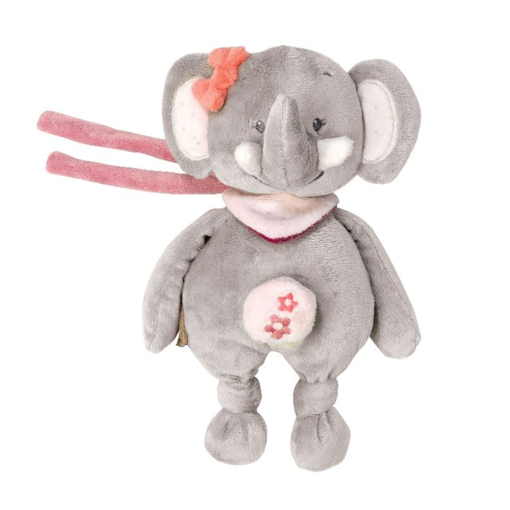 Peluche mini musical Adèle et Valentine ROSE Nattou