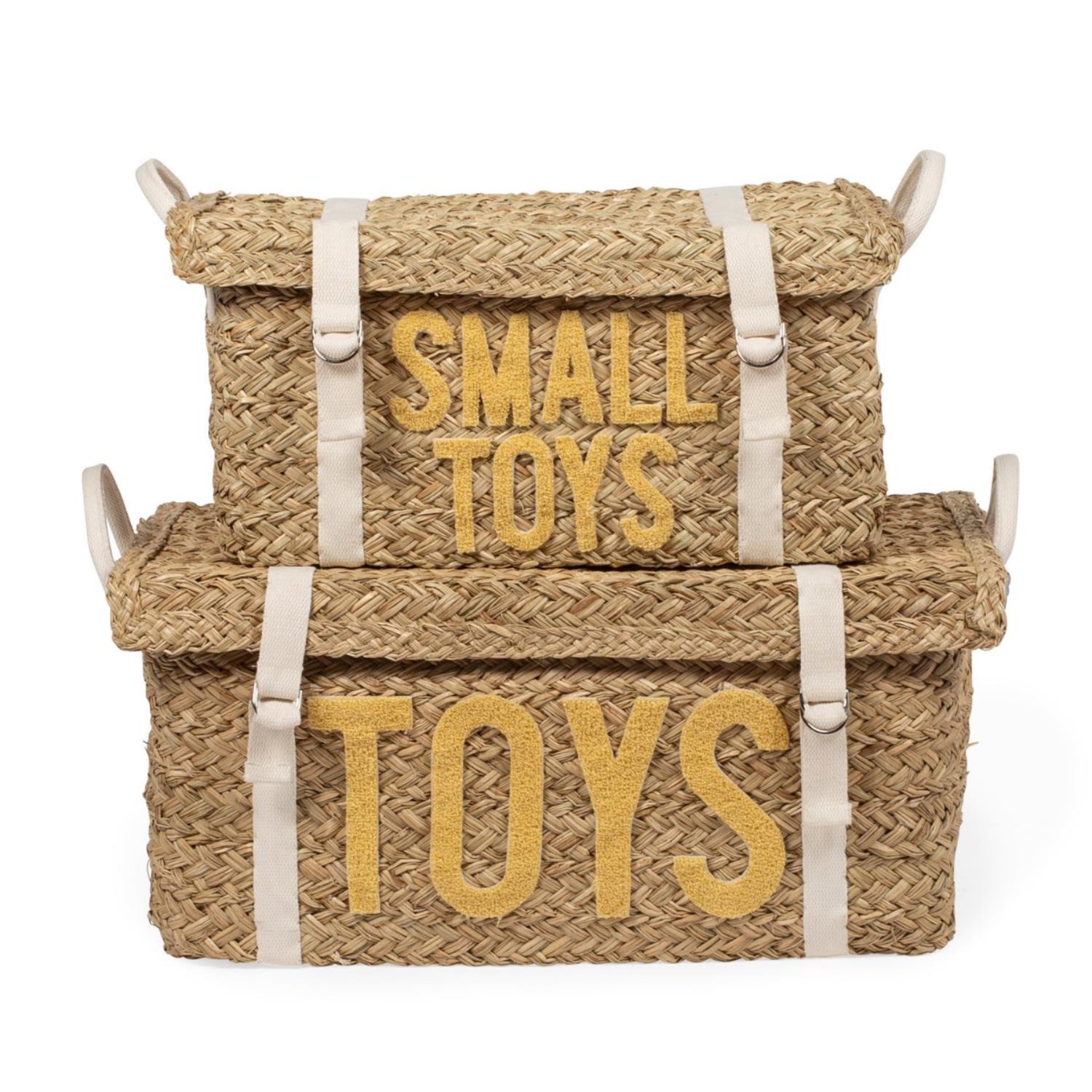 Childhome - Set de 2 paniers en rotin BEIGE Childhome